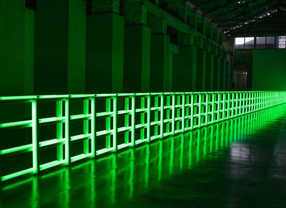 Instalación de Dan Flavin