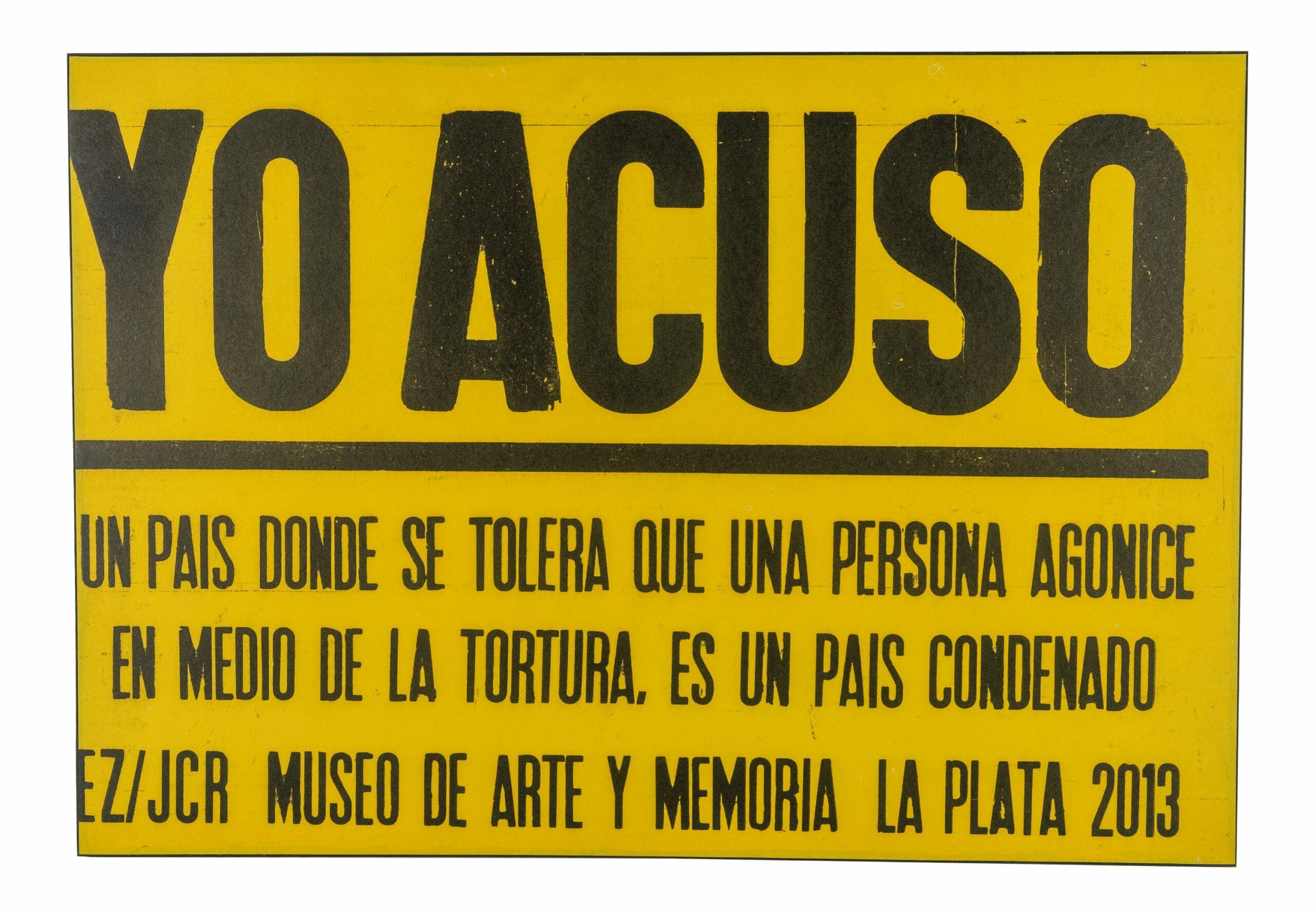 "Yo acuso" de Juan Carlos Romero